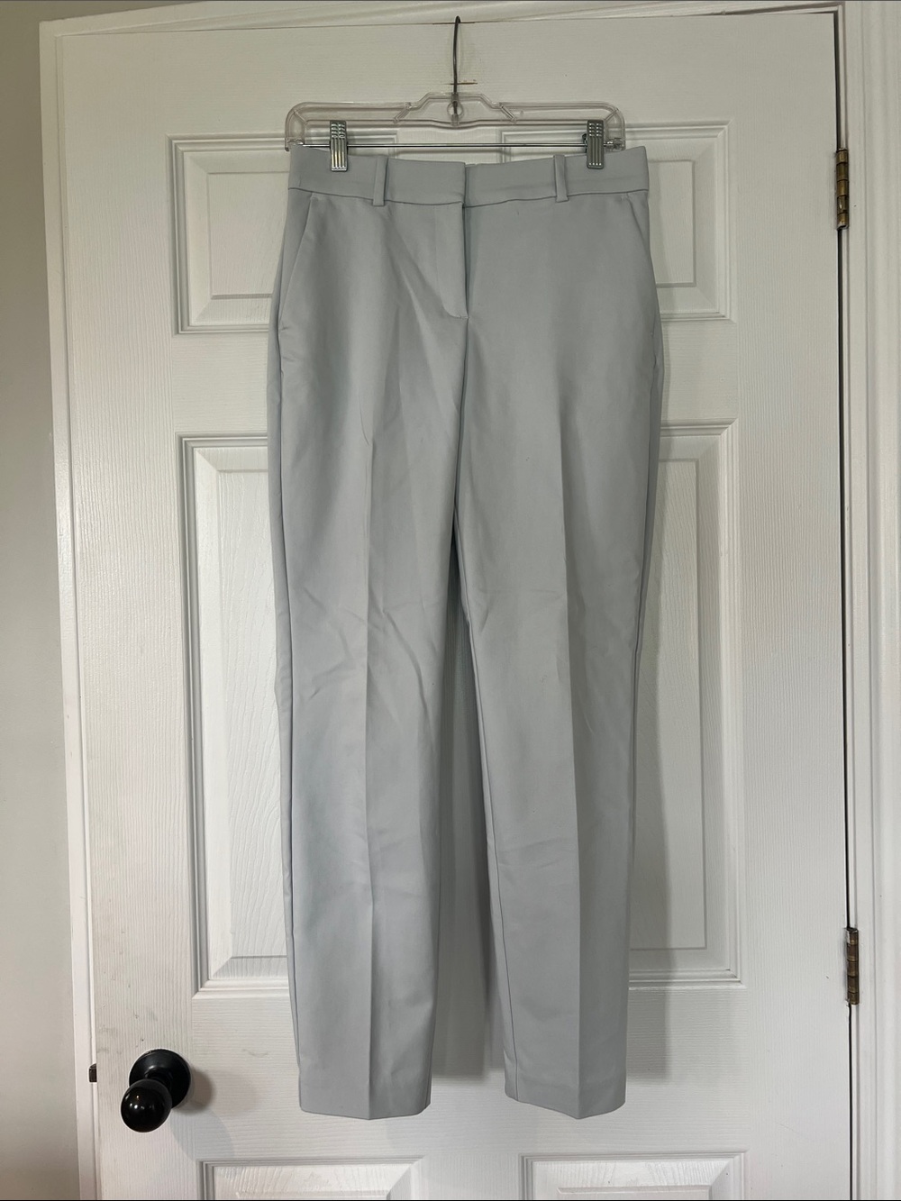 H&M Light blue Straight-Leg Dress Trousers